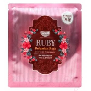 Набор масок для лица Koelf Ruby & Bulgarian Rose гидрогелевые