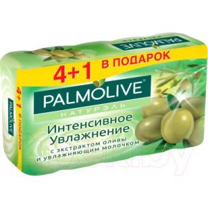 Набор мыла Palmolive Натурэль Интенсивное увлажнение. Олива и Увлажняющее молочко