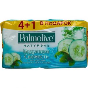 Набор мыла Palmolive Натурэль. Бодрящая свежесть с экстрактом зеленого чая и огурца