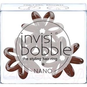 Набор резинок для волос Invisibobble Nano Pretzel Brown