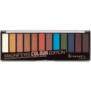 Палетка теней для век Rimmel Magnif'eyes Colour Edition Eye Contouring Palette тон 004