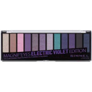 Палетка теней для век Rimmel Magnif'eyes Electric Violet Eye Contouring Palette тон 008