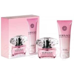 Парфюмерный набор Versace Bright Crystal жен Туалетная вода 30мл+Лосьон д/тела 50мл