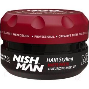 Паста для укладки волос NishMan M3 Mess Up матовая текстурирующая