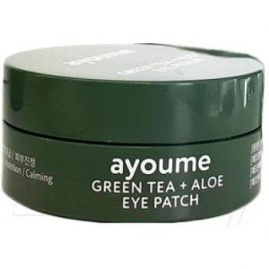 Патчи под глаза Ayoume Green Tea+Aloe Eye Patch