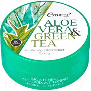 Патчи под глаза Esthetic House Aloe Vera&Green Tea Hydrogel Eye Patch