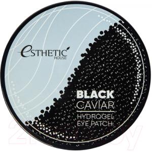 Патчи под глаза Esthetic House Black Caviar Hydrogel Eye Patch