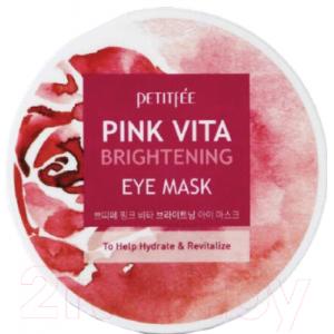 Патчи под глаза Petitfee Pink Vita Brightening Eye Mask