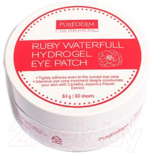 Патчи под глаза Purederm Ruby Waterfull Hydrogel Eye Patch