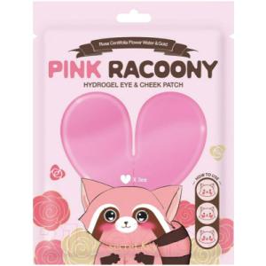 Патчи под глаза Secret Key Pink Racoony HydroGel Eye & Cheek Patch