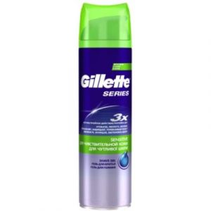 Пена для бритья Gillette TGS Sensitive Skin с алоэ