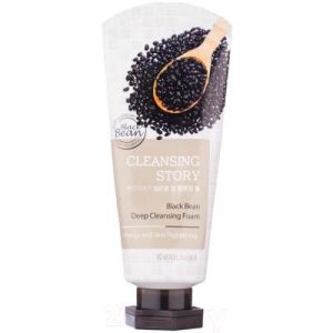 Пенка для умывания Welcos Cleansing Story Foam Cleansing Black Bean