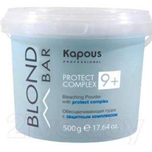 Порошок для осветления волос Kapous Blond Bar с защитным комплексом 9+