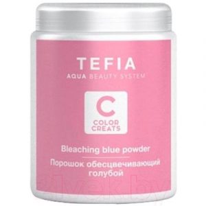 Порошок для осветления волос Tefia Color Creats голубой