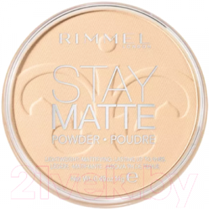 Пудра компактная Rimmel Stay Matte Pressed Powder тон 001