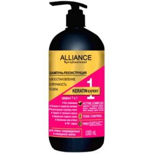 Шампунь для волос Alliance Professional Keratin Expert реконструкция