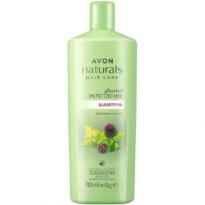 Шампунь для волос Avon Naturals Фито укрепление Крапива и лопух