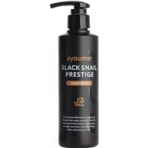 Шампунь для волос Ayoume Black Snail Prestige Shampoo с муцином улитки