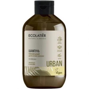 Шампунь для волос Ecolatier Urban д/сухих волос питательный авокадо и мальва