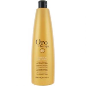 Шампунь для волос Fanola Oro Therapy 24k Oro Puro с аргановым маслом и микрочаст. золота