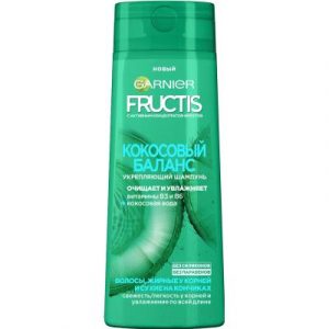 Шампунь для волос Garnier Fructis кокосовый баланс