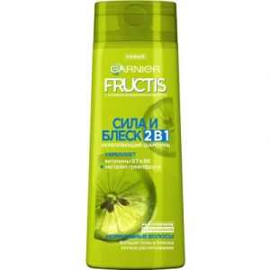 Шампунь для волос Garnier Fructis Сила и блеск 2 в 1