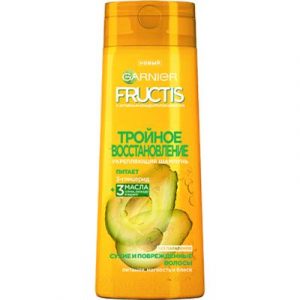 Шампунь для волос Garnier Fructis Тройное восстановление укрепление