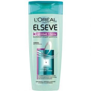 Шампунь для волос L'Oreal Paris Elseve 3 Ценные глины