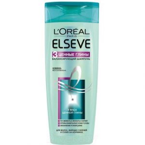 Шампунь для волос L'Oreal Paris Elseve 3 ценные глины