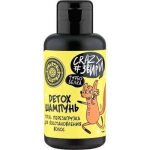 Шампунь для волос Natura Siberica Crazy #звири Турбо белка Detox.Total перезагрузка