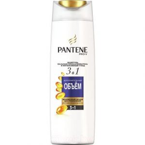 Шампунь для волос PANTENE Дополнительный объем 3 в 1 шампунь+бальзам+уход