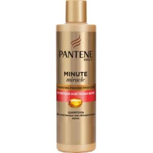 Шампунь для волос PANTENE Minute Miracle регенерация осветл. волос