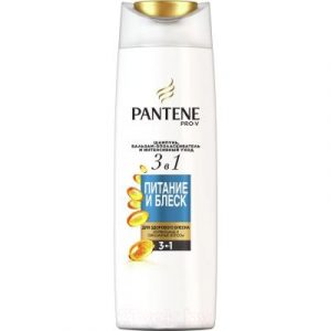 Шампунь для волос PANTENE Питание и блеск 3 в 1 шампунь+бальзам+уход