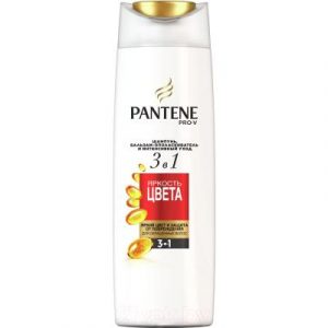 Шампунь для волос PANTENE Яркость Цвета 3 в 1 шампунь+бальзам+уход