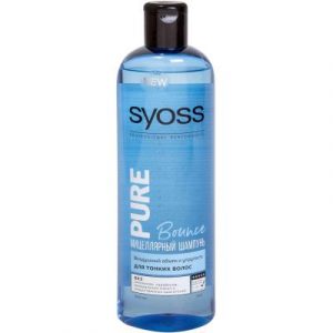 Шампунь для волос Syoss Pure Bounce мицеллярный для тонких волос