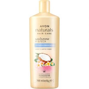 Шампунь-кондиционер для волос Avon Naturals Кокос и цветок Тиаре 2в1