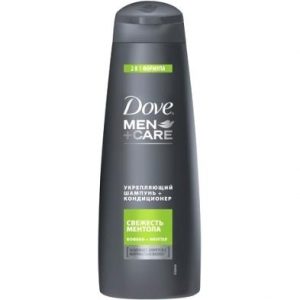 Шампунь-кондиционер для волос Dove Men+Care 2 в 1 свежесть ментола