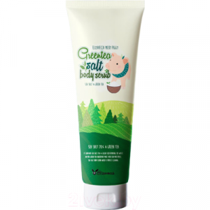 Скраб для тела Elizavecca Milky Piggy Green tea Salt Body Scrub