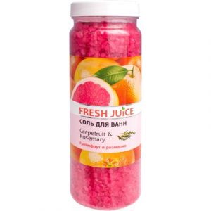 Соль для ванны Fresh Juice Грейпфрут и розмарин