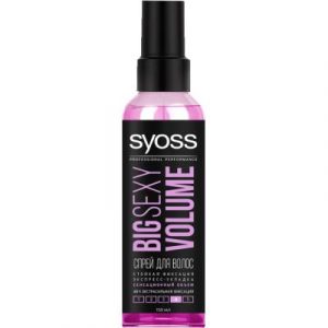 Спрей для укладки волос Syoss Big Sexy Volume невероятный объем экстрасильная фиксация