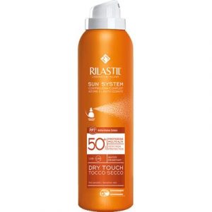 Спрей солнцезащитный Rilastil Sun System PPT Dry Touch ультра легкий для тела SPF50+