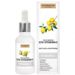 Сыворотка для лица Stara Mydlarnia Ecoreceptura Face Serum 15% Vitamin C Антивозрастная