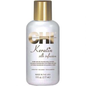Сыворотка для волос CHI Keratin Silk Infusion восстанавливающая с шелком и кератином