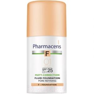 Тональный флюид Pharmaceris F матирующий SPF25 тон 01