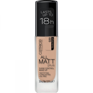 Тональный крем Catrice All Matt Plus Shine Control Make Up выравнивающий тон 020