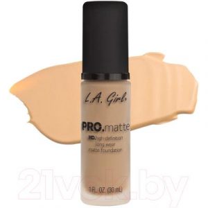 Тональный крем L.A.Girl PRO.matte Liquid Foundation Bisque GLM672