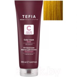 Тонирующая маска для волос Tefia Color Creats Золотая