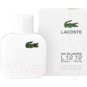 Туалетная вода Lacoste L.12.12. Blanc Pure Pour Homme