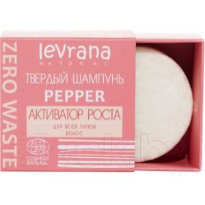 Твердый шампунь для волос Levrana Pepper Активатор роста