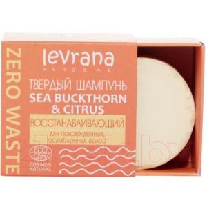 Твердый шампунь для волос Levrana Sea buckthorn & citrus Восстанавливающий